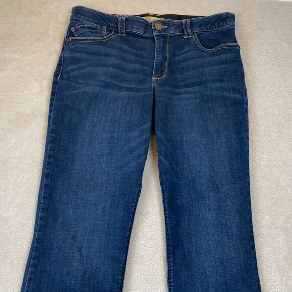 Democracy Womens Jeans Size 16 Ab Technology Stretch Bootcut Blue Denim Casual - Picture 11 of 13